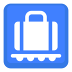 🛄 «Baggage Claim» Emoji para Facebook / Messenger
