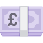 💷 Facebook / Messenger «Pound Banknote» Emoji - Version du site Facebook