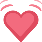 💓 Facebook / Messenger «Beating Heart» Emoji - Version du site Facebook