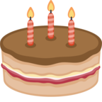 🎂 Смайлик Facebook / Messenger «Birthday Cake»