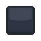 ◼ Facebook / Messenger «Black Medium Square» Emoji - Version du site Facebook