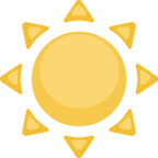 ☀ «Sun» Emoji para Facebook / Messenger - Versión del sitio web de Facebook