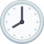 🕗 Facebook / Messenger «Eight O’clock» Emoji - Version du site Facebook
