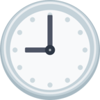 🕘 «Nine O’clock» Emoji para Facebook / Messenger
