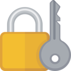 🔐 Facebook / Messenger «Locked With Key» Emoji