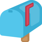 📫 Facebook / Messenger «Closed Mailbox With Raised Flag» Emoji - Version du site Facebook