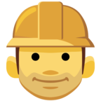 👷 Смайлик Facebook / Messenger «Construction Worker»