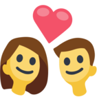 💑 «Couple With Heart» Emoji para Facebook / Messenger - Versión del sitio web de Facebook