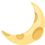 🌙 Facebook / Messenger «Crescent Moon» Emoji - Facebook Website version