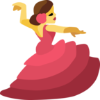 💃 «Woman Dancing» Emoji para Facebook / Messenger - Versión del sitio web de Facebook