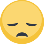 😞 Facebook / Messenger «Disappointed Face» Emoji - Facebook Website Version