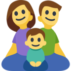 👨‍👩‍👦 «Family: Man, Woman, Boy» Emoji para Facebook / Messenger