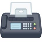 📠 Смайлик Facebook / Messenger «Fax Machine»