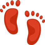 👣 Facebook / Messenger «Footprints» Emoji - Version du site Facebook