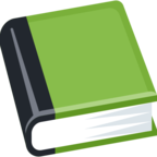 📗 Facebook / Messenger «Green Book» Emoji - Facebook Website Version