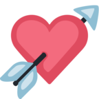 💘 «Heart With Arrow» Emoji para Facebook / Messenger - Versión del sitio web de Facebook