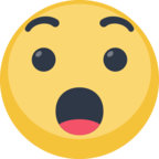 😯 «Hushed Face» Emoji para Facebook / Messenger