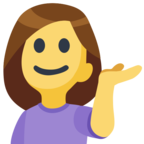 💁 «Person Tipping Hand» Emoji para Facebook / Messenger