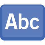 🔤 Facebook / Messenger «Input Latin Letters» Emoji - Version du site Facebook