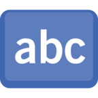 🔡 Facebook / Messenger «Input Latin Lowercase» Emoji - Facebook Website Version