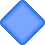 🔷 «Large Blue Diamond» Emoji para Facebook / Messenger - Versión del sitio web de Facebook