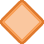 🔶 «Large Orange Diamond» Emoji para Facebook / Messenger
