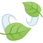 🍃 «Leaf Fluttering in Wind» Emoji para Facebook / Messenger - Versión del sitio web de Facebook