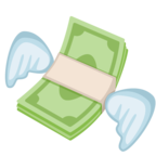💸 «Money With Wings» Emoji para Facebook / Messenger - Versión del sitio web de Facebook