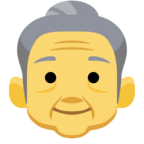 👵 «Old Woman» Emoji para Facebook / Messenger