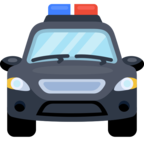 🚔 Смайлик Facebook / Messenger «Oncoming Police Car»