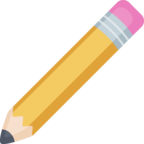 ✏ «Pencil» Emoji para Facebook / Messenger - Versión del sitio web de Facebook