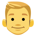 👱 «Blond-Haired Person» Emoji para Facebook / Messenger - Versión del sitio web de Facebook
