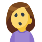 🙎 Facebook / Messenger «Person Pouting» Emoji - Version du site Facebook