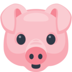 🐷 Facebook / Messenger «Pig Face» Emoji - Version du site Facebook