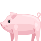 🐖 Смайлик Facebook / Messenger «Pig»