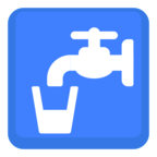 🚰 Facebook / Messenger «Potable Water» Emoji - Version du site Facebook