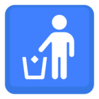 🚮 Facebook / Messenger «Litter in Bin Sign» Emoji - Facebook Website version