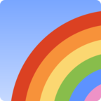 🌈 Смайлик Facebook / Messenger «Rainbow»