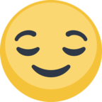 😌 «Relieved Face» Emoji para Facebook / Messenger