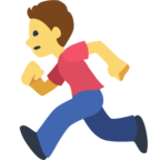 🏃 «Person Running» Emoji para Facebook / Messenger