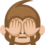 🙈 Смайлик Facebook / Messenger «See-No-Evil Monkey»