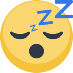 😴 Смайлик Facebook / Messenger «Sleeping Face»