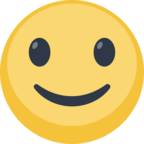 🙂 «Slightly Smiling Face» Emoji para Facebook / Messenger