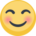 😊 Facebook / Messenger «Smiling Face With Smiling Eyes» Emoji - Version du site Facebook