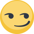 😏 «Smirking Face» Emoji para Facebook / Messenger