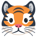 🐯 Смайлик Facebook / Messenger «Tiger Face»