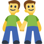 👬 Смайлик Facebook / Messenger «Two Men Holding Hands»