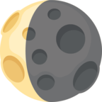 🌘 «Waning Crescent Moon» Emoji para Facebook / Messenger - Versión del sitio web de Facebook