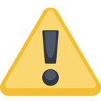 ⚠ Facebook / Messenger «Warning» Emoji