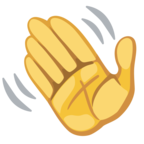 👋 «Waving Hand» Emoji para Facebook / Messenger